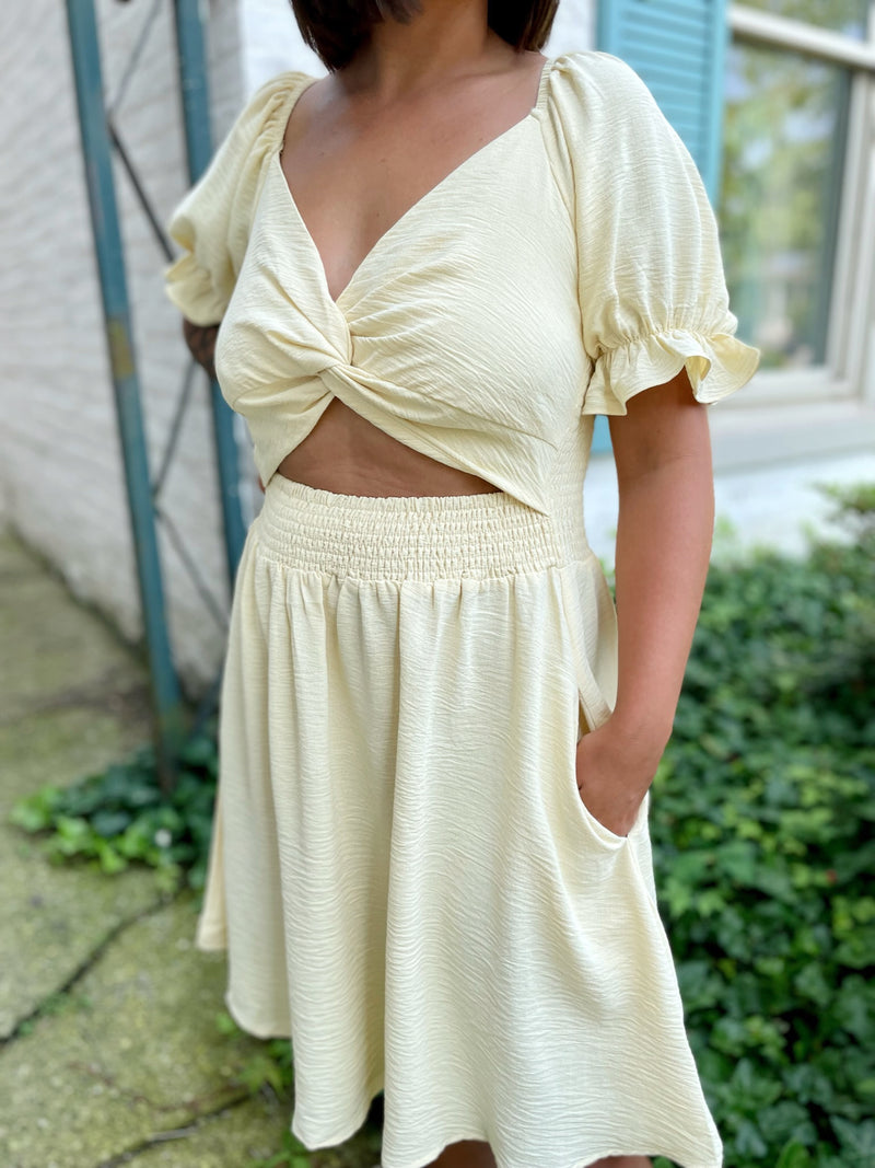 Oh Honey Puff Sleeve Dress