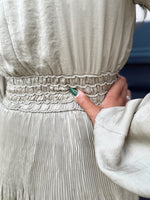 Nicole Long Sleeve Satin Dress