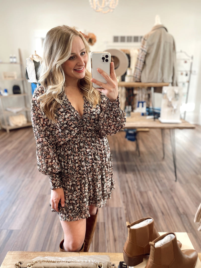 It's Fate Printed Dress